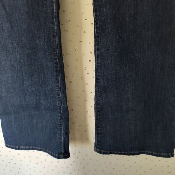 Banana Republic Jeans Womens 18* Blue Bootcut High Rise Stretch Classic Curvy - Picture 8 of 15